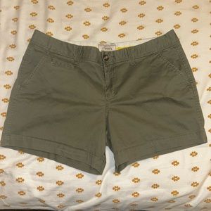 Old Navy 5’’ dark green shorts